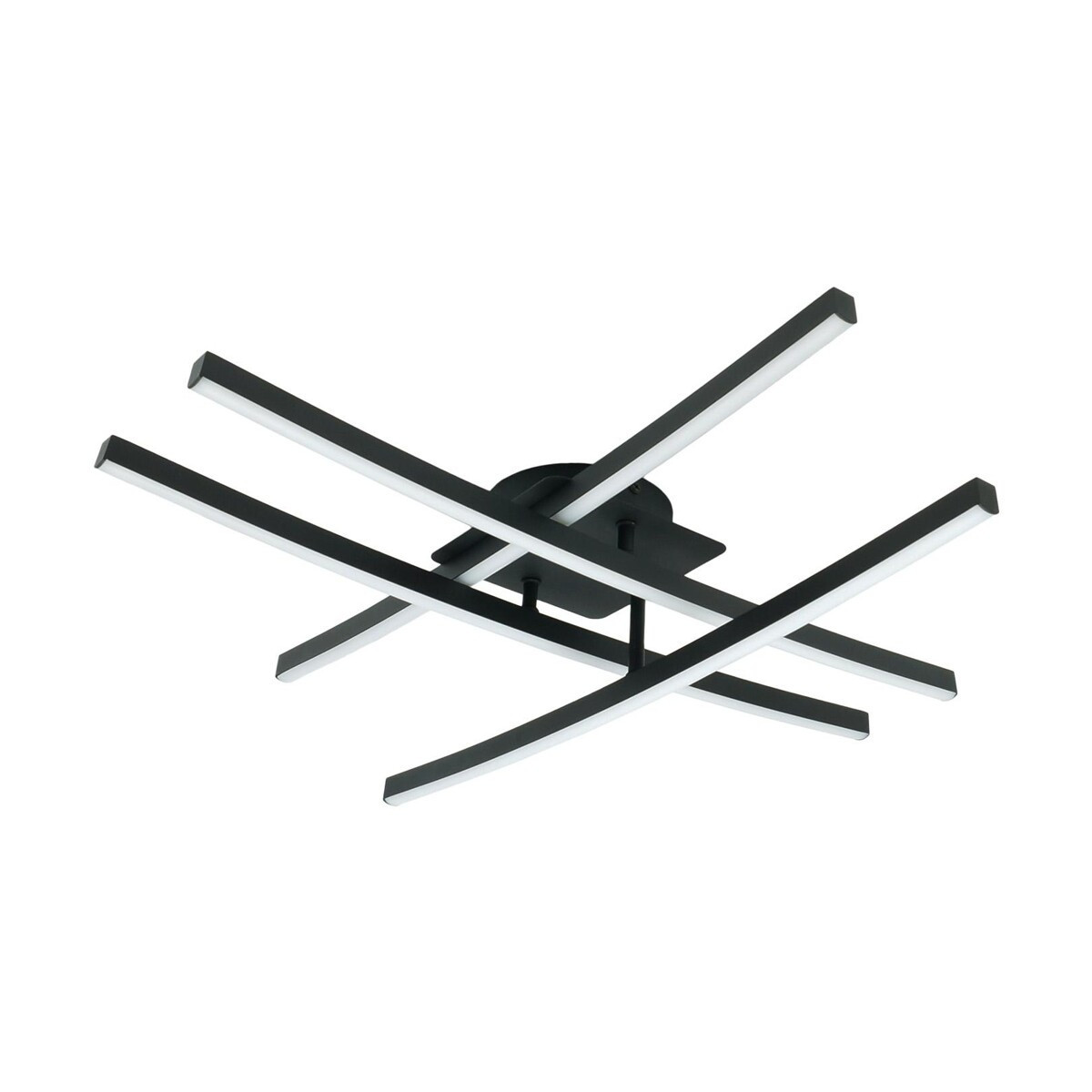Lampa sufitowa AUSTIN czarno-biała LED 4x48W Neutralna biel 5000lm IdeaLED