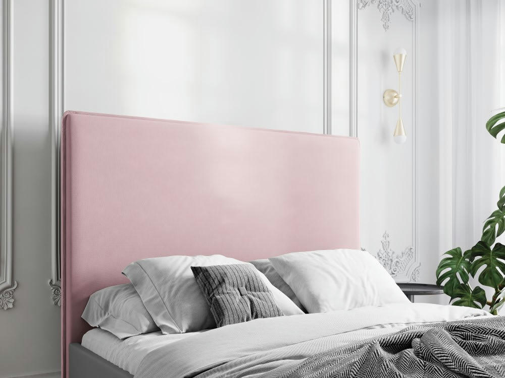 PROVENCE - Tête de lit en velours lavande 120x180x10