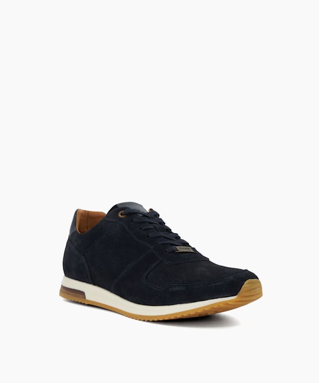 Trilogy Navy - Lace-Up Runner Trainers