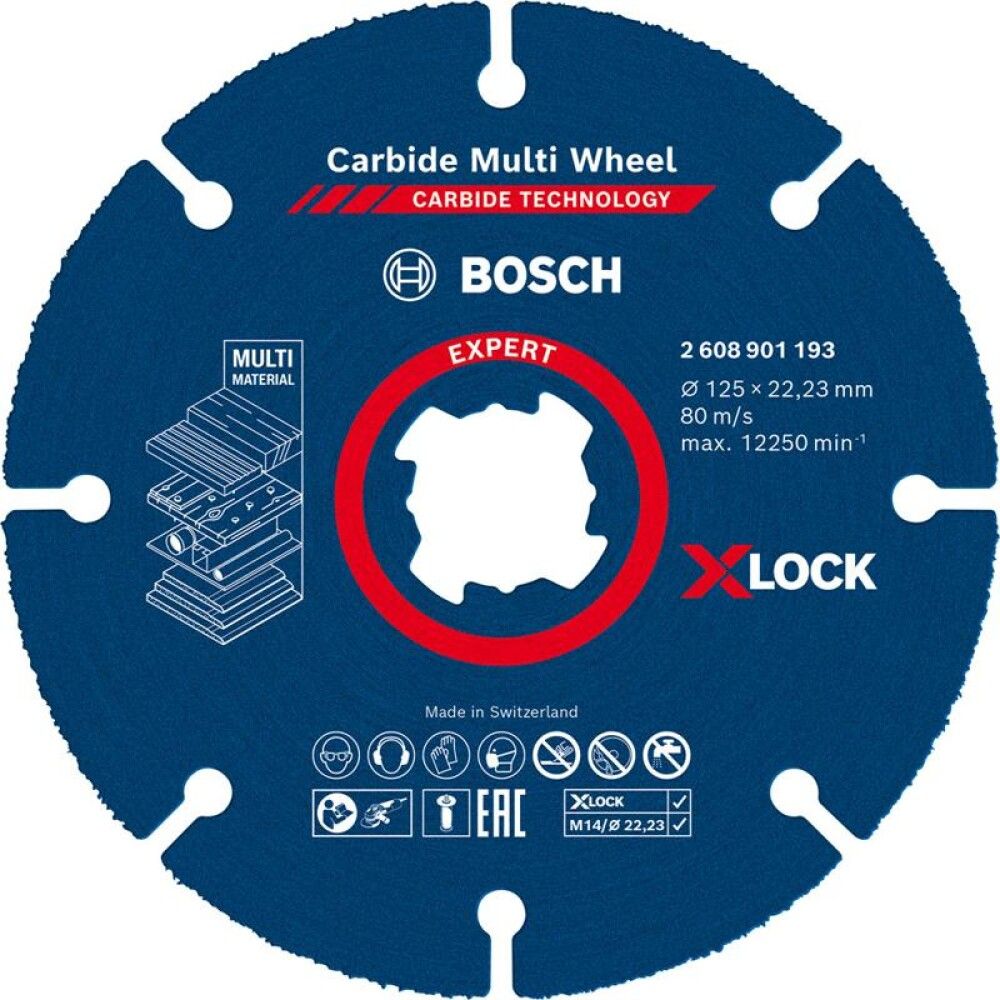 KAPPESKIVE BOSCH MULTIWHEEL HM 125 MM