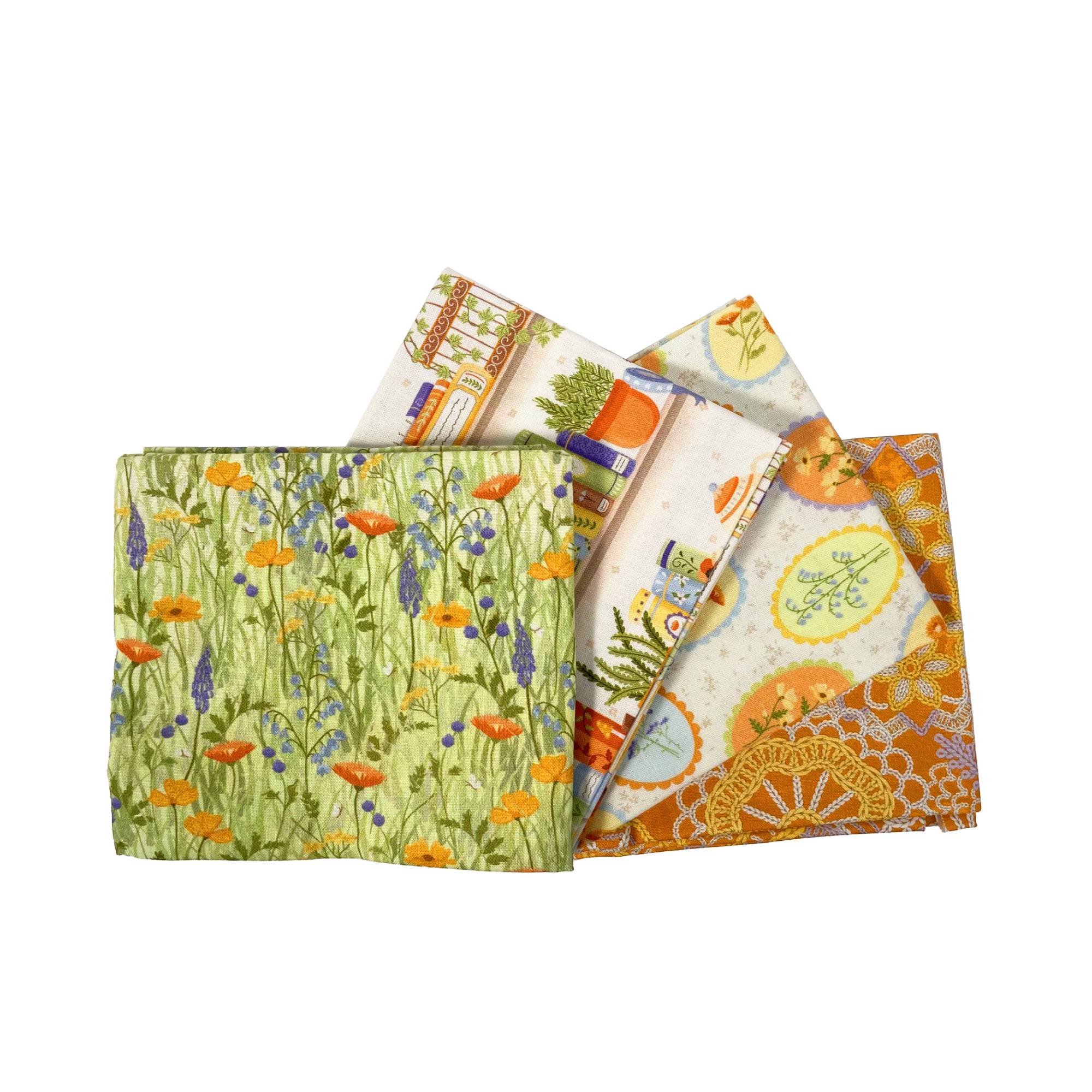 Cottage Bliss Cotton Fat Quarters 4 Pack