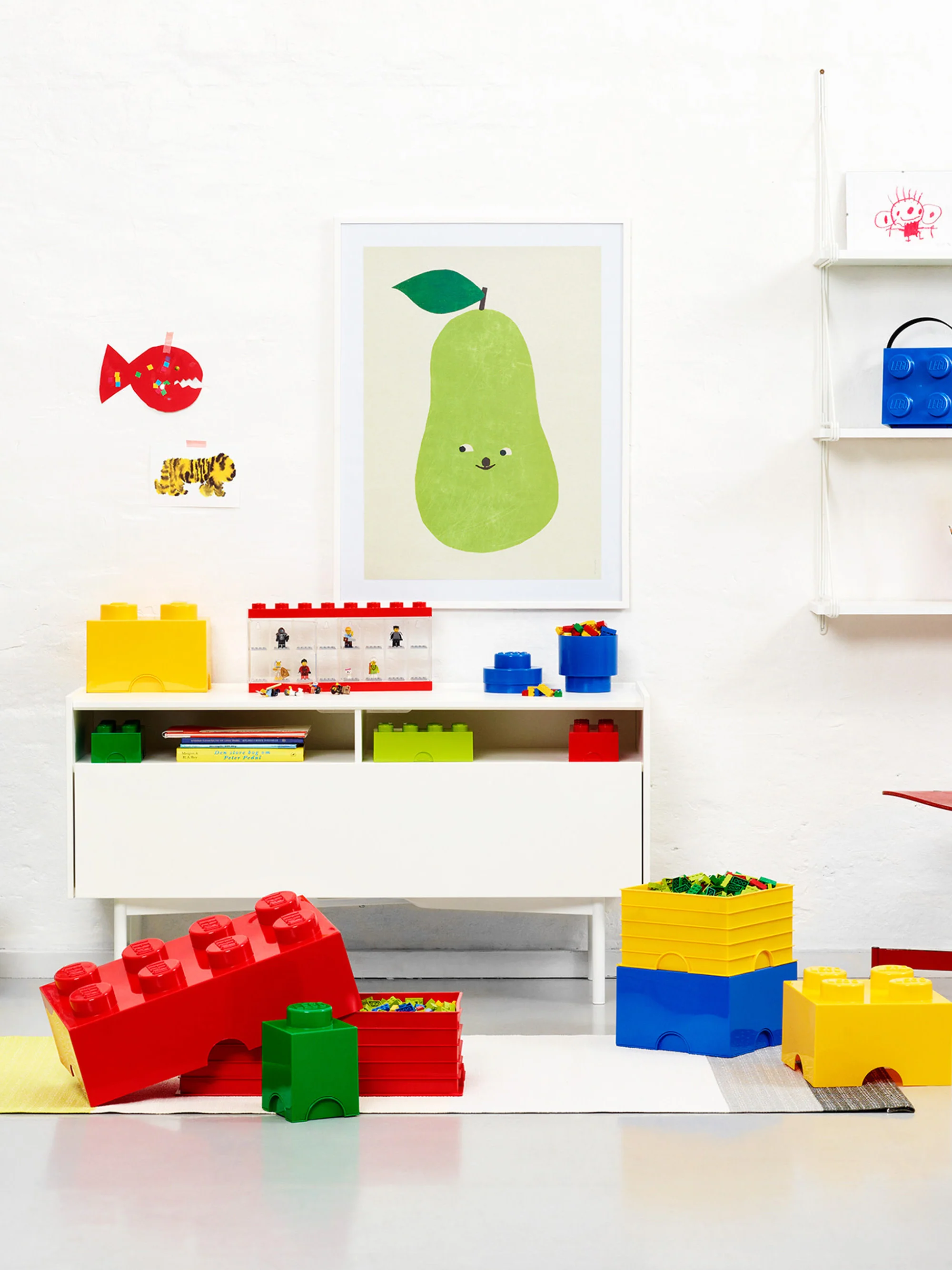 Kinder-LEGO?-Aufbewahrungsbox Brick mit 8 Noppen