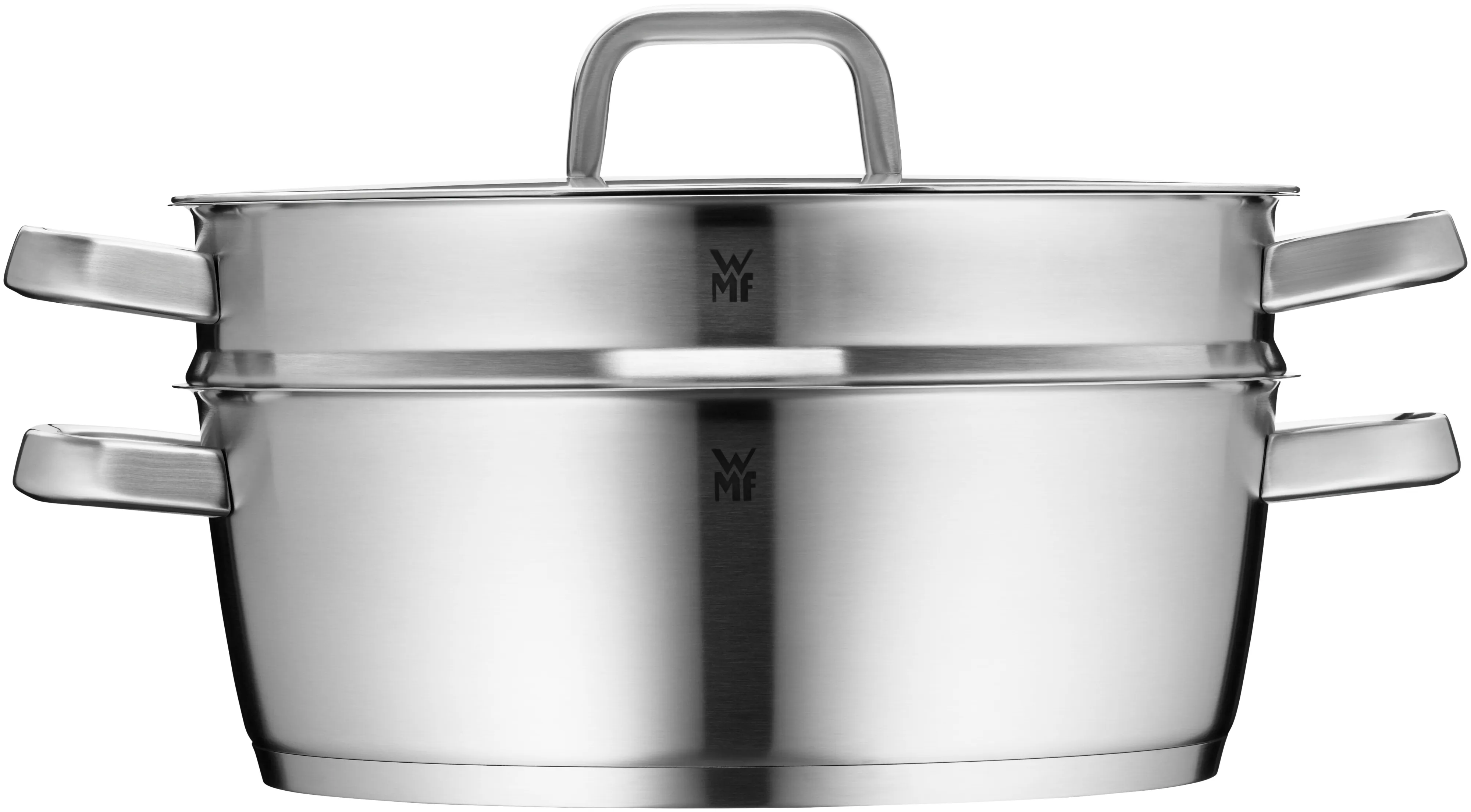 WMF Iconic Roaster 28 cm with Steamer Basket and lid