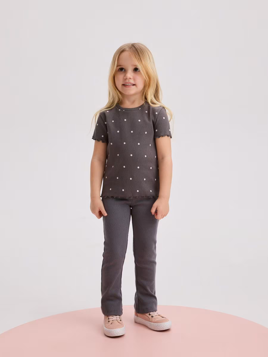Polka Dot Cotton T-Shirt