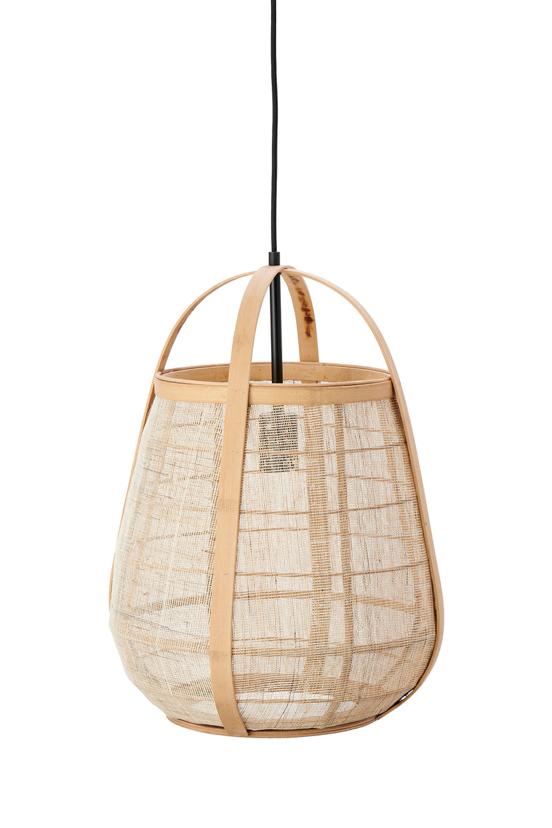 Light & Living hanglamp JACINTO - Ø38x50cm - bruin