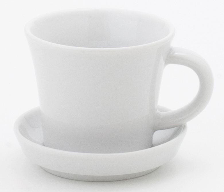 Kahla Update Espresso-Obertasse 0,09 l mit Henkel in weiß