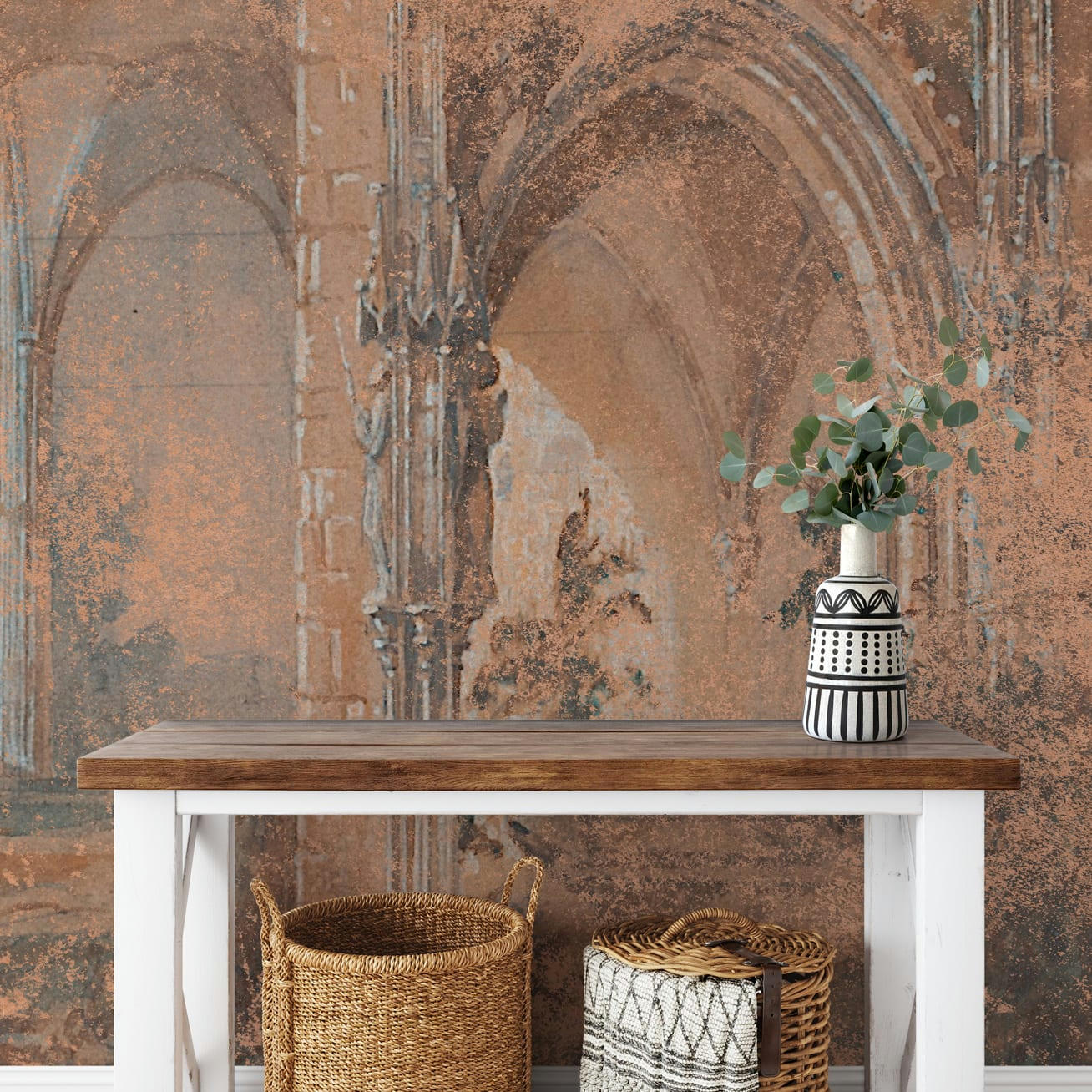 - Papier peint vintage arches 255x260