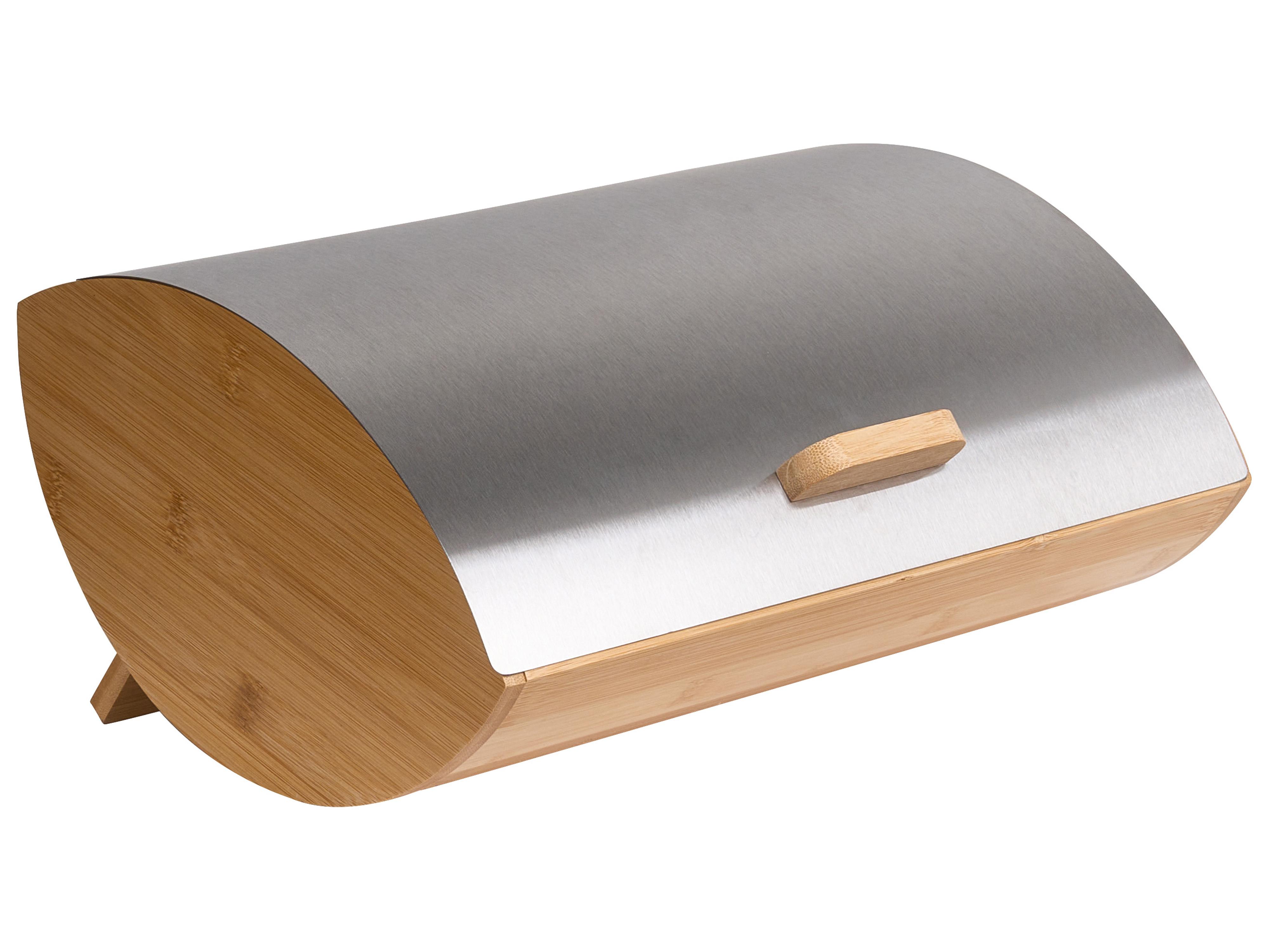 Bread Bin EPICURIEN Bamboo Silver