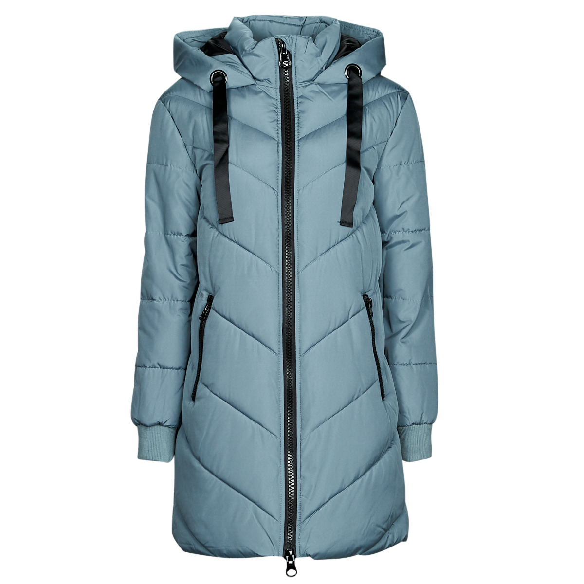 JDY - JDYSKYLAR PADDED HOOD JACKET OTW - Blue