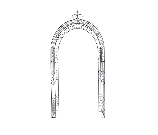 Arche de jardin LEA with pointu arrond - 140 cm Galvanisé