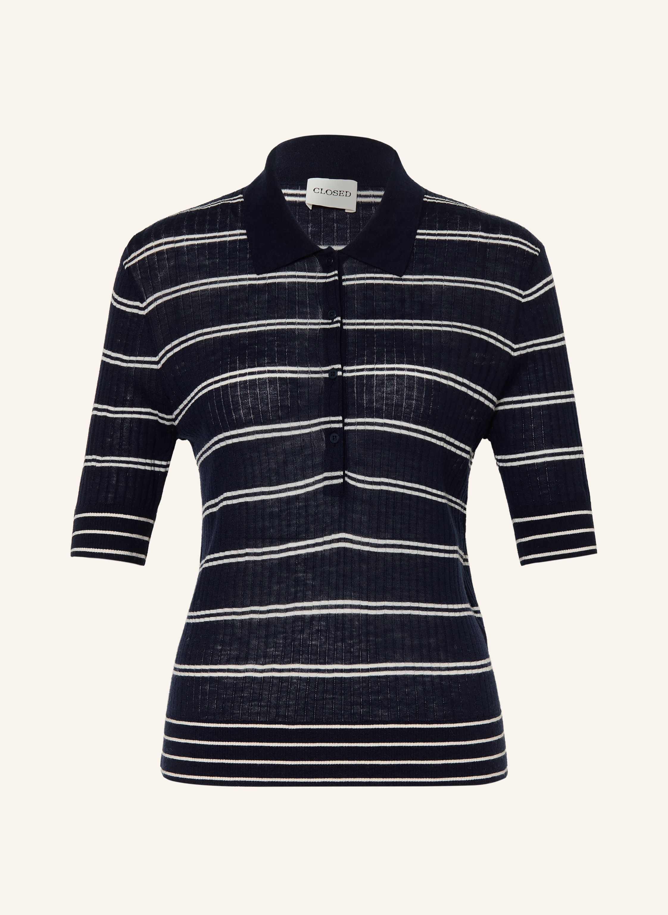 CLOSED Strick-Poloshirt