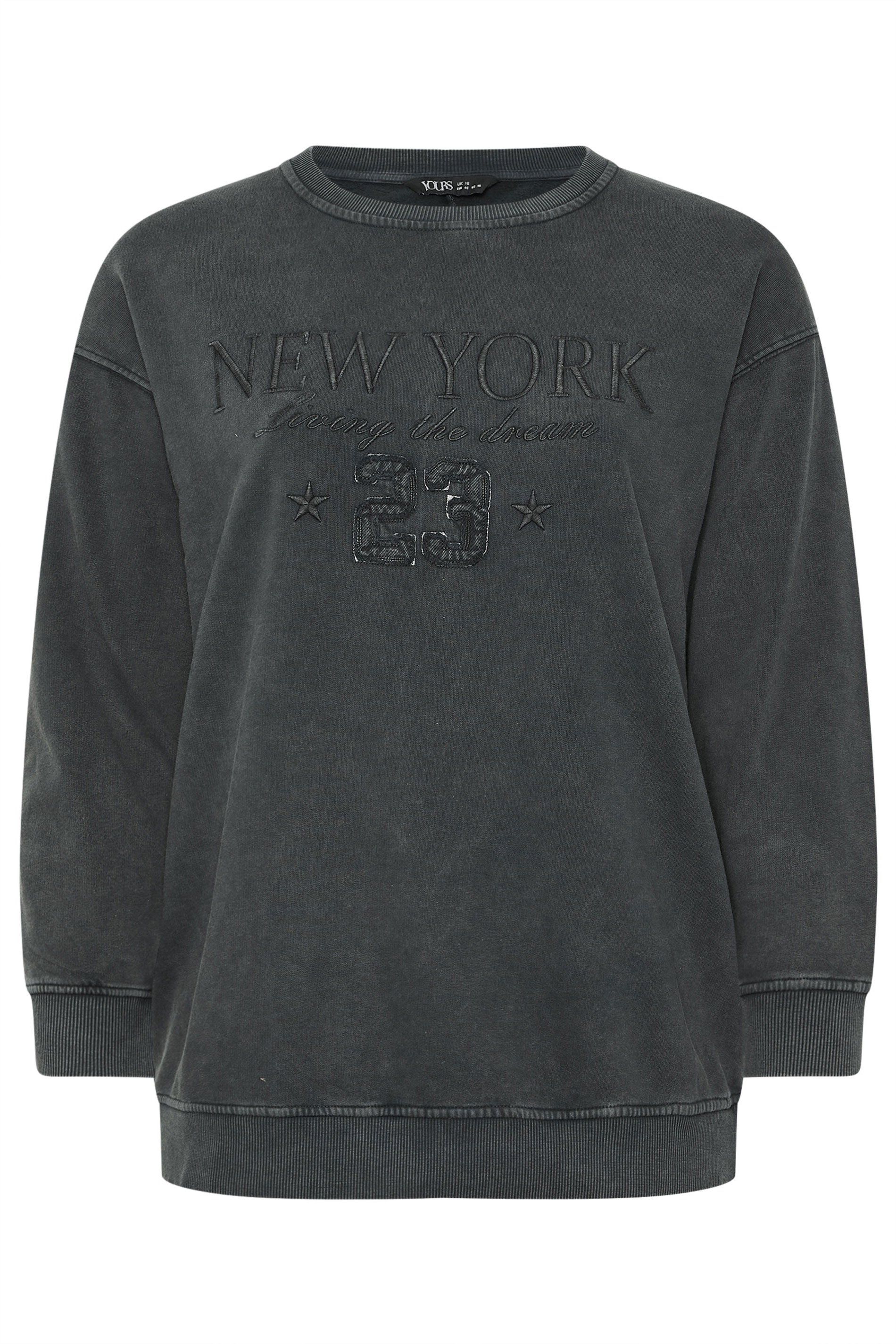 Yours New York' Slogan Sweatshirt