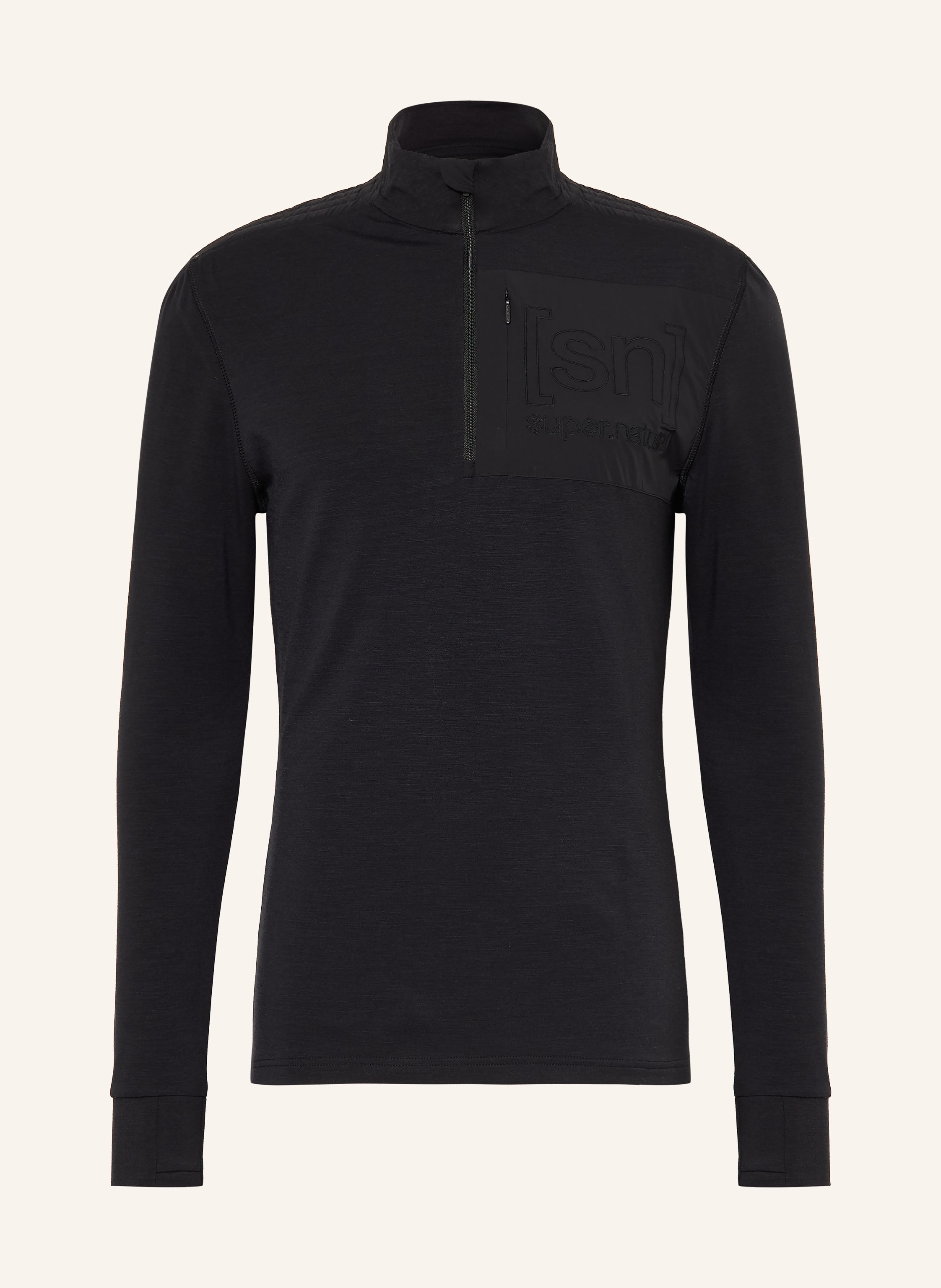 super.natural MIdlayer SHOULDER GUARD mit Merinowolle