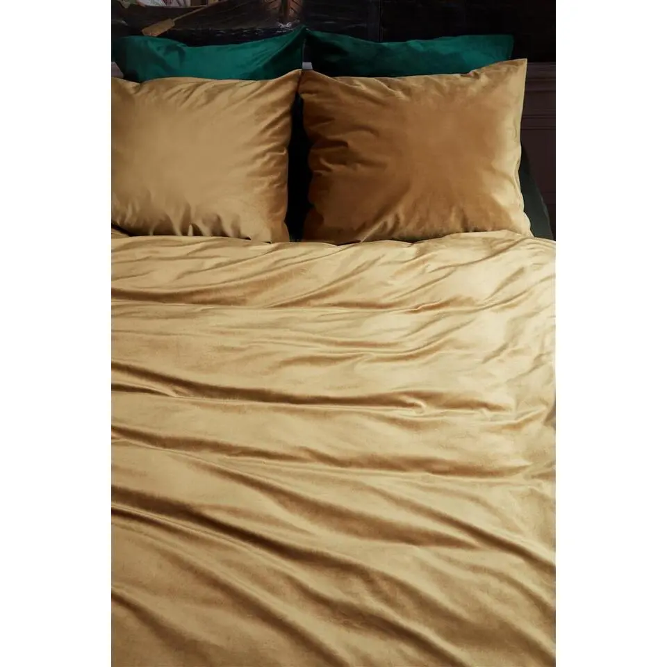 At Home by BeddingHouse Tender dekbedovertrek - 140x200/220 - Goud