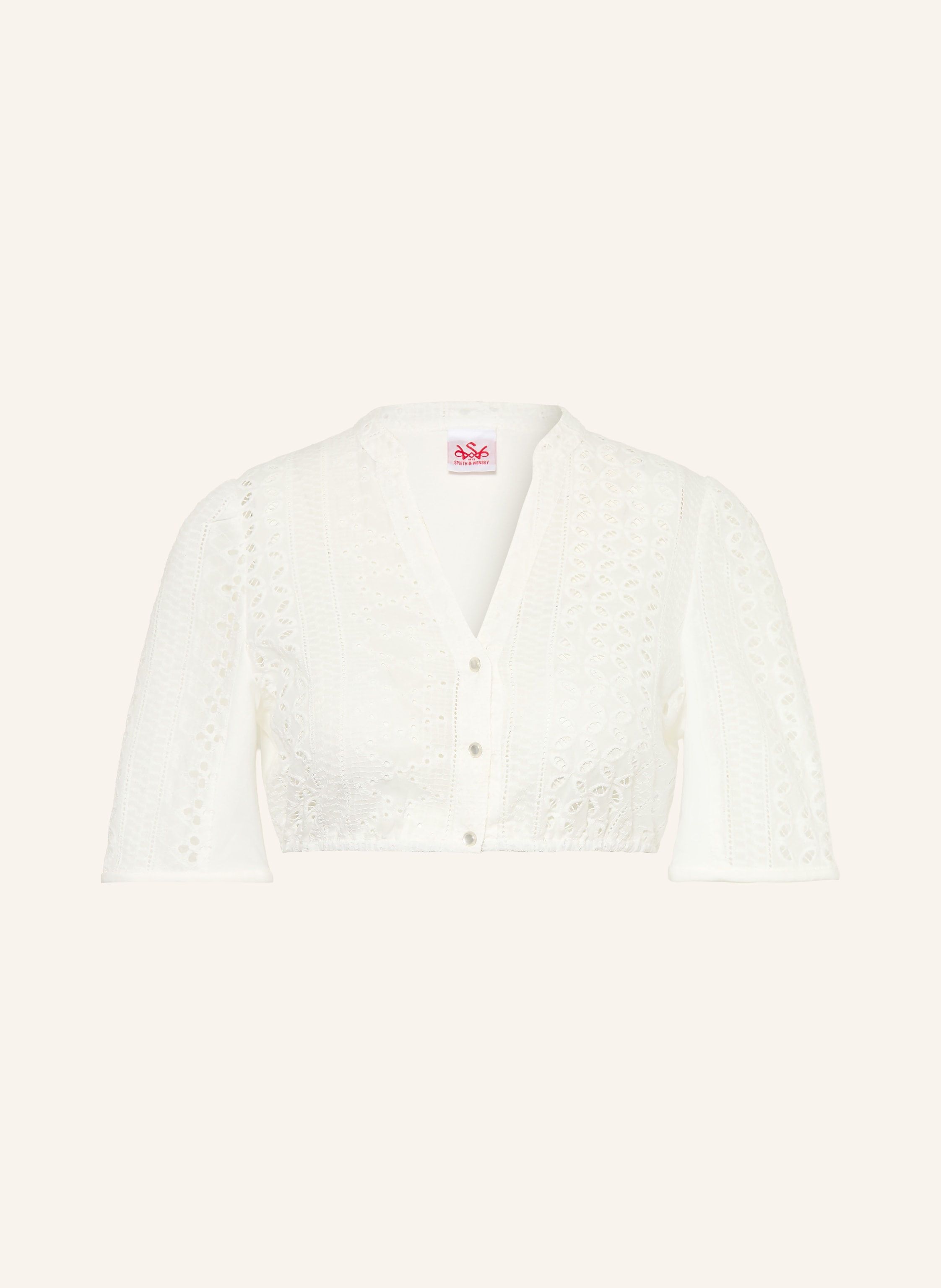 Spieth & Wensky Dirndlbluse HILKE mit Lochspitze