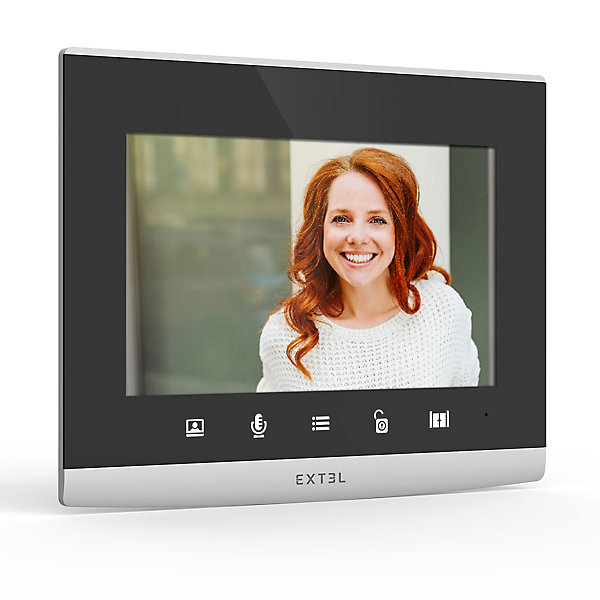 Interphone vidéo connecté filaire avec digicode intégré Extel Code Connect