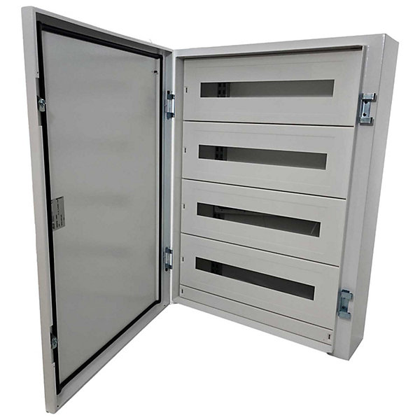 65sup96120po Ide - Armoire électrique Industrielle étanche Ip65 - 120 Modules - Porte Pleine - Atlantic Ide