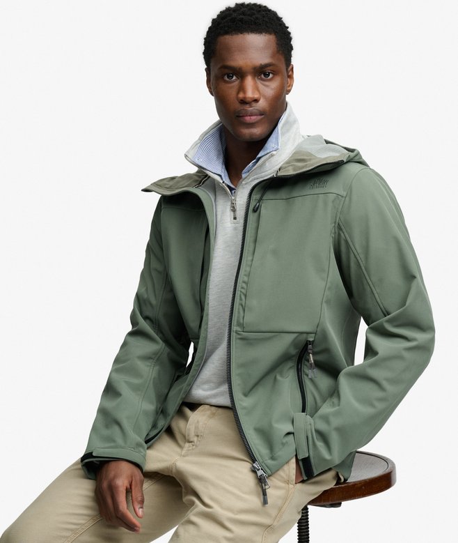 Hooded Softshell Trekker Jacket