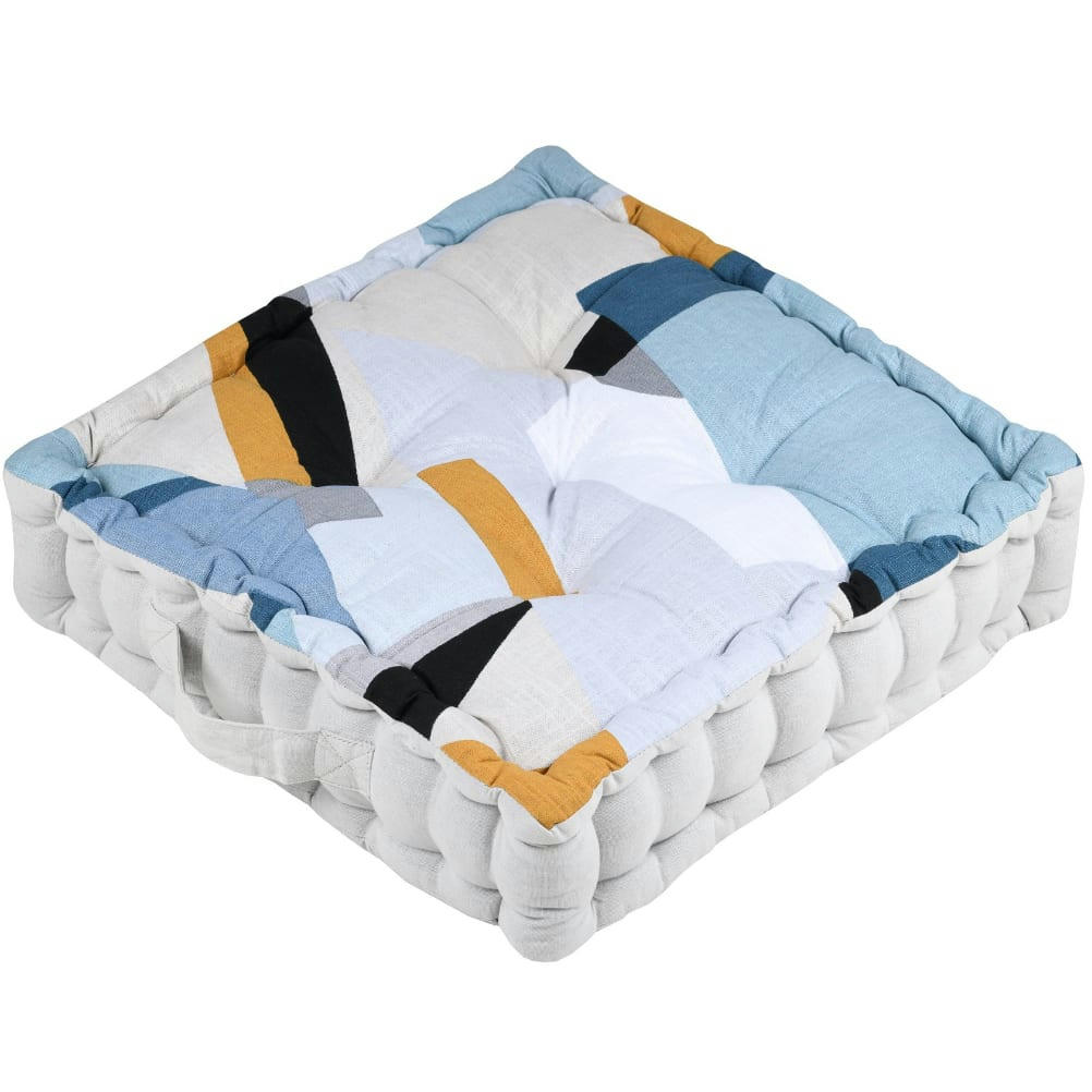 QUADRO - Coussin pouf de sol 44x44cm