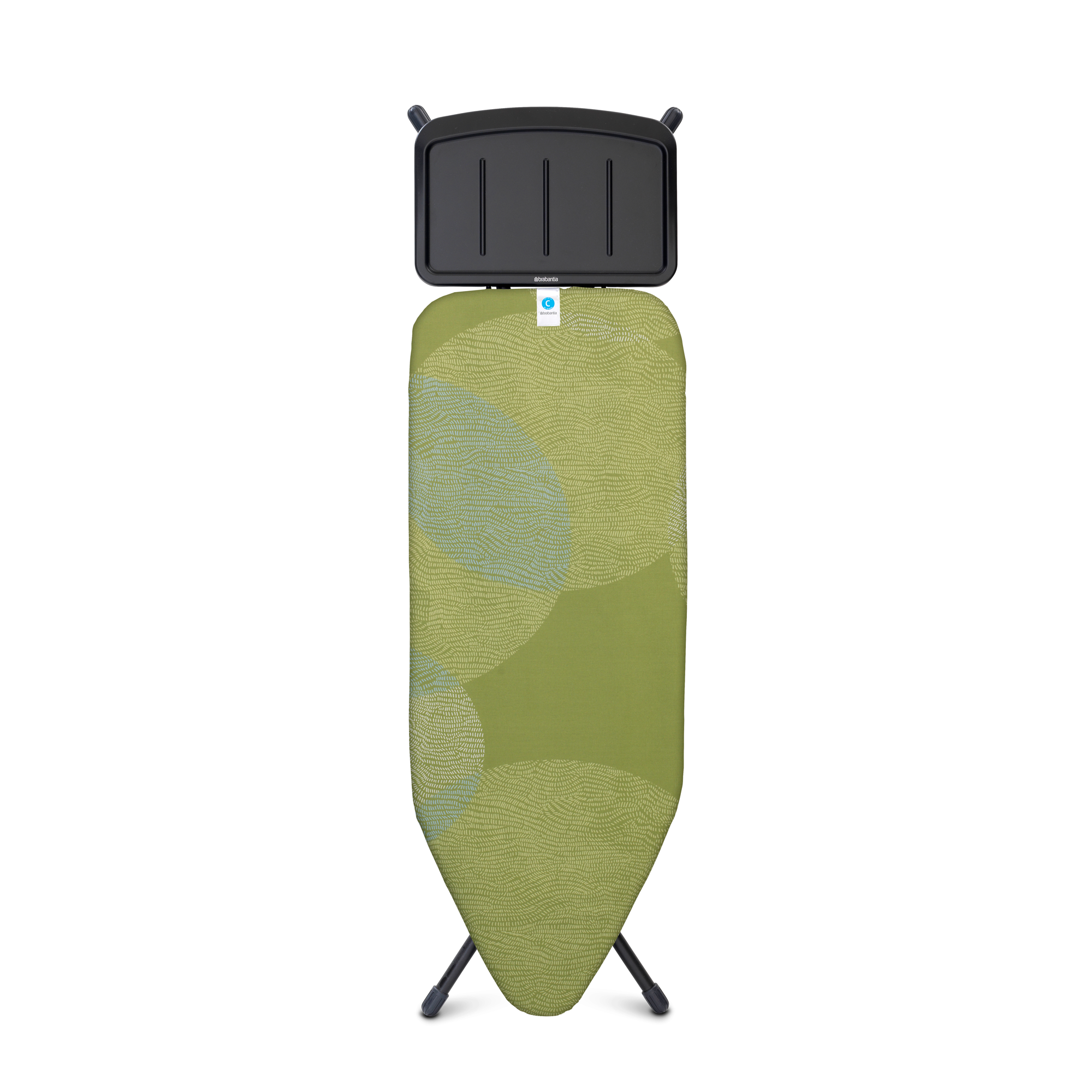 Brabantia Strijkplank C, 124x45 cm, solide stoomunithouder - Calm rustle