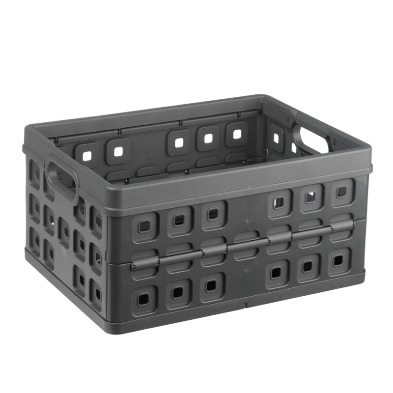 Box de rangement pliant Square anthracite 32 L SUNWARE