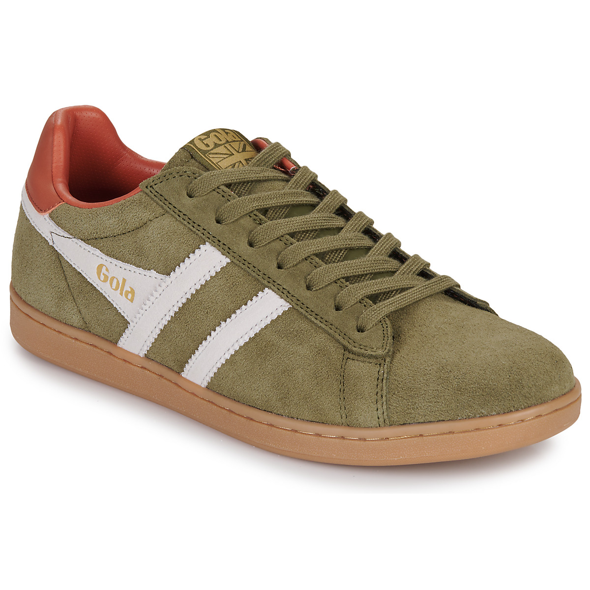 Gola - Equipe II Suede - Kaki / White
