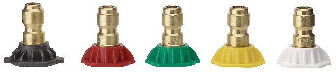 Briggs & Stratton Quick-Connect Spray Nozzle Tips Kit Compatible w/ 4000 PSI Gas Pressure Washer, 5-pk