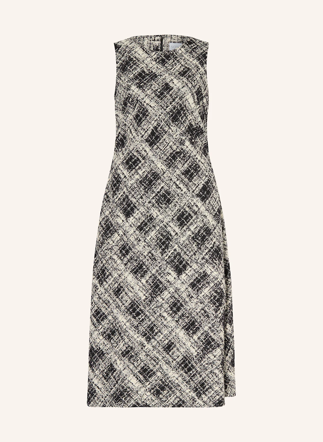 sara roka Bouclé-Kleid mit Glitzergarn