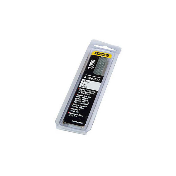 Boîte de 1000 clous 12mm type J - STANLEY - 1-SWK-BN050T