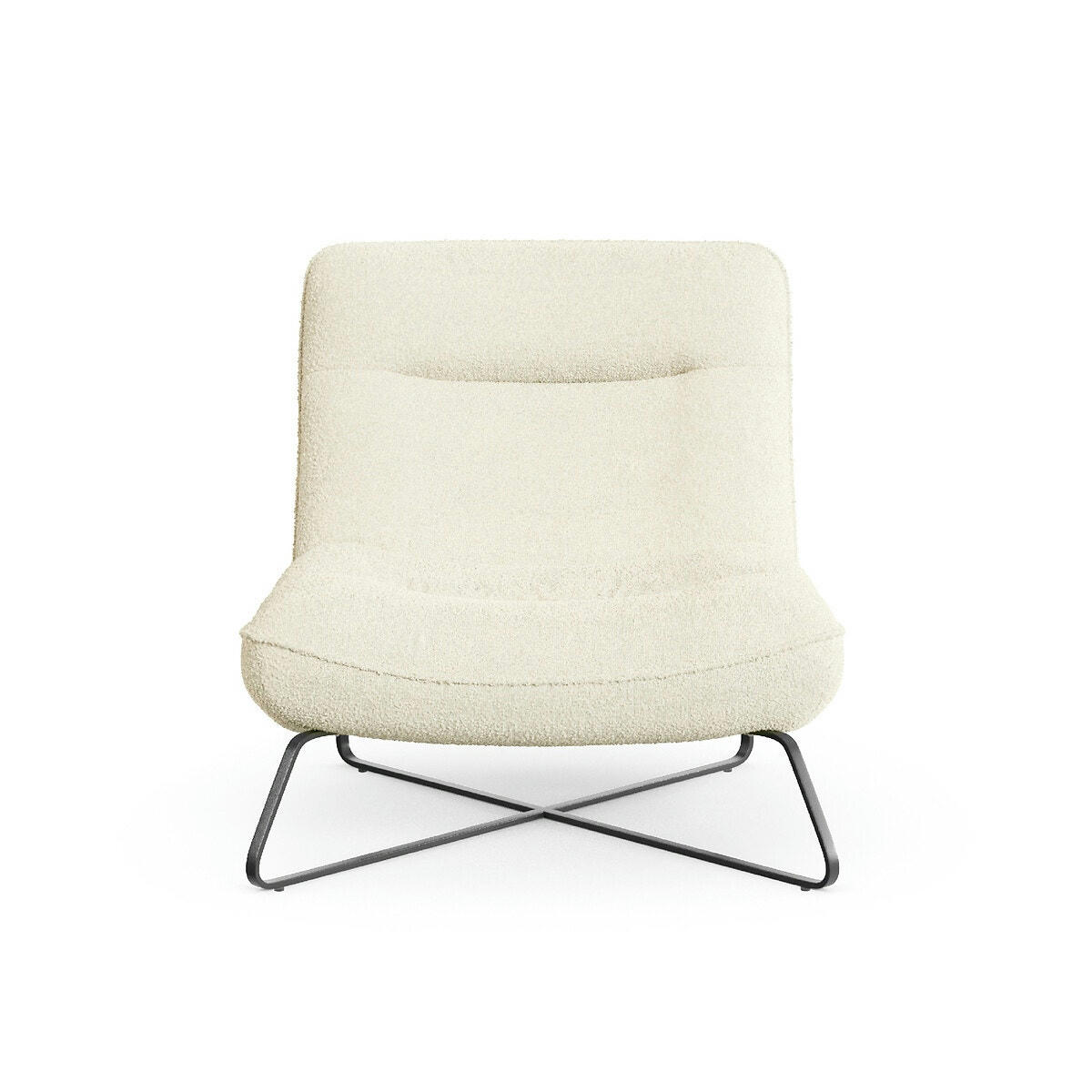 Fauteuil tissu bouclette, Helma