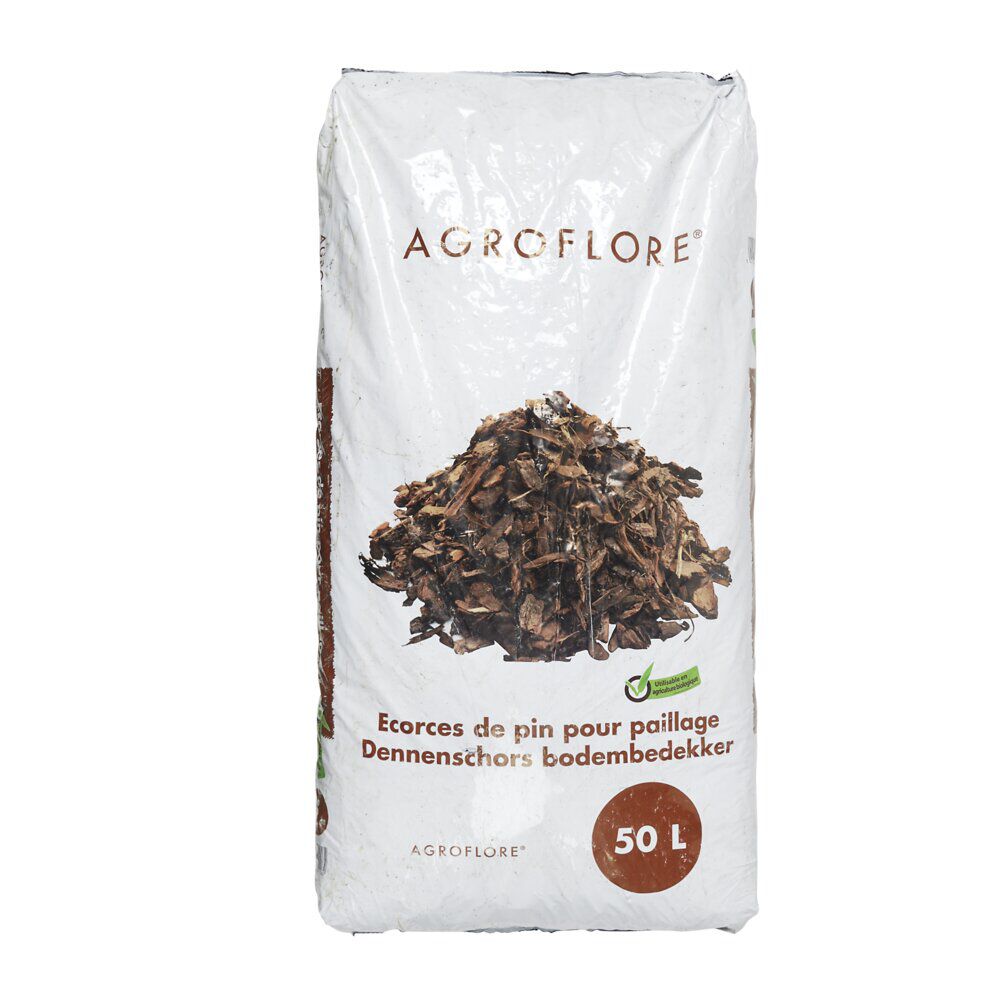 écorce de paillage 10/40 sac 50L
