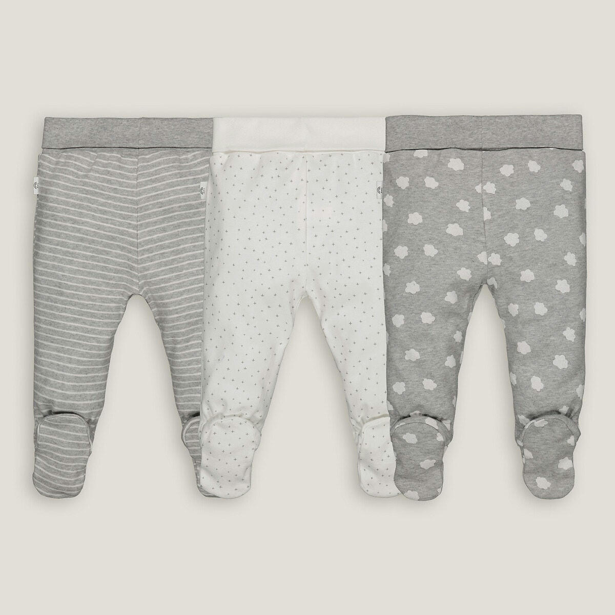 Lot de 3 pantalons à pieds