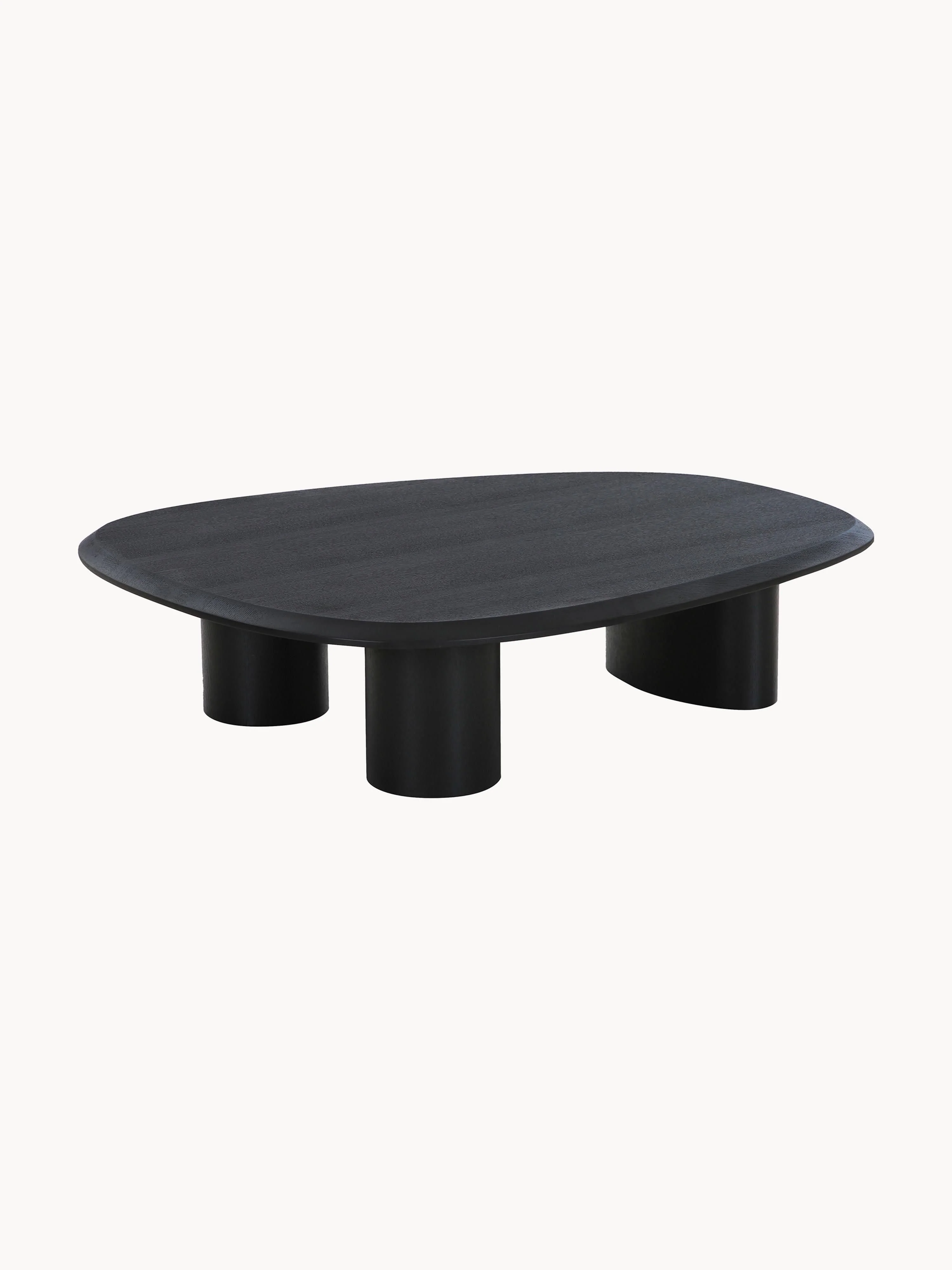 Ovaler Holz-Couchtisch Tirano