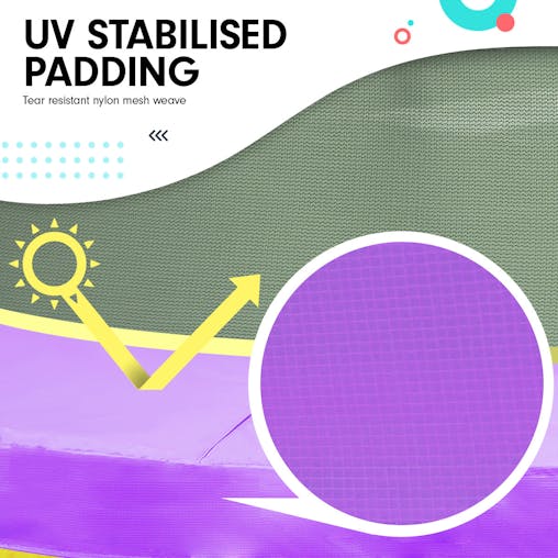 NNEDPE Kahuna Mini 4.5ft Trampoline Blue Purple