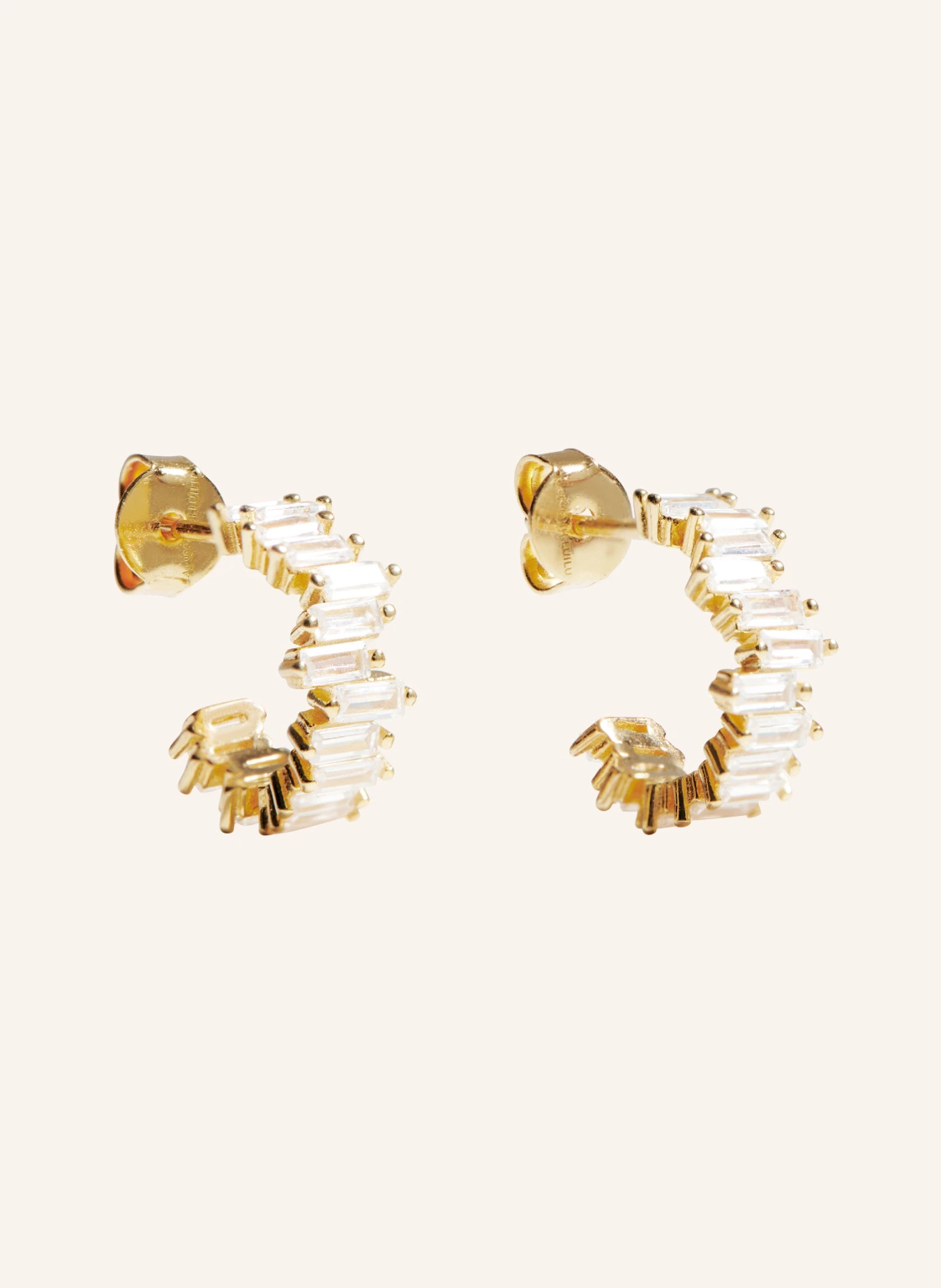 OHH LUILU Creolen BAGUETTE HOOPS MINI by GLAMBOU