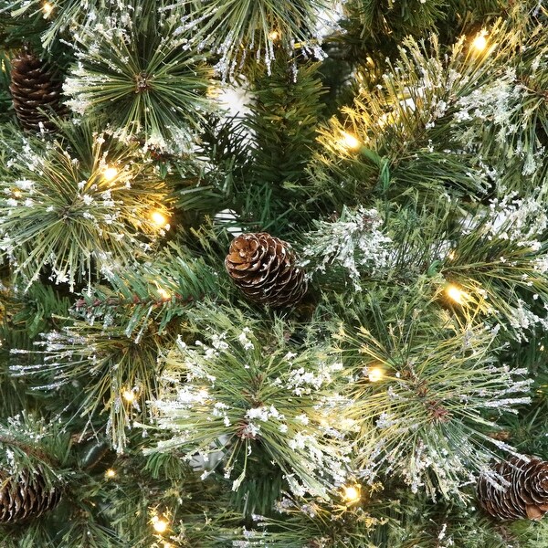 7.5ft Faux Cashmere Pine and Mixed Needles Pre by Christopher Knight Home