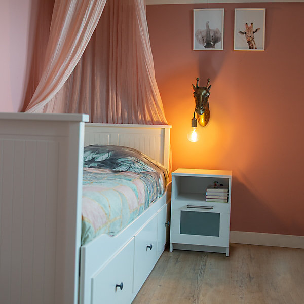 Applique murale vintage en laiton - Animal Girafe