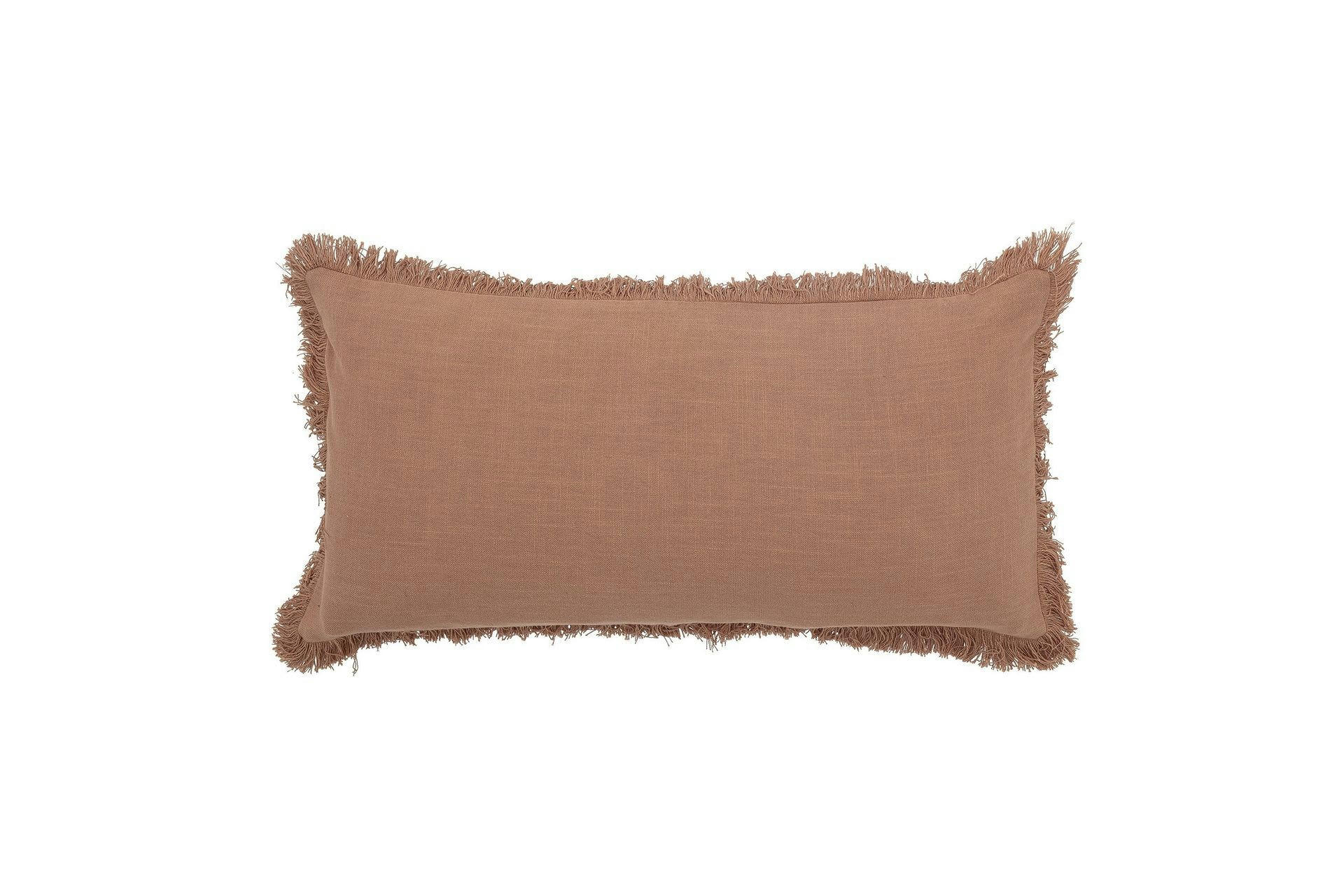 EFIE - Coussin en coton brun 70x35 cm