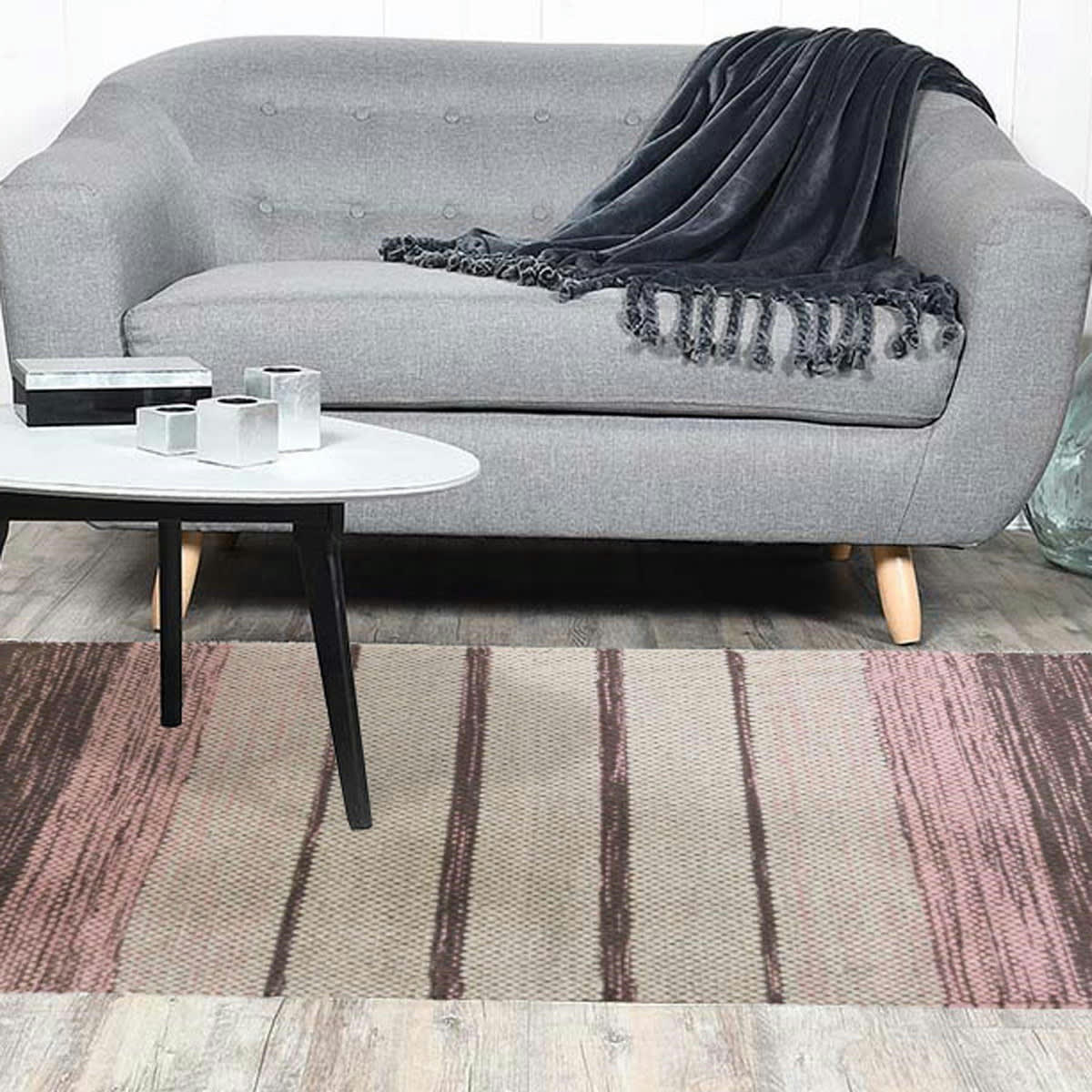 CASUAL - Tapis d'intérieur antidérapant  nude 70x150 cm