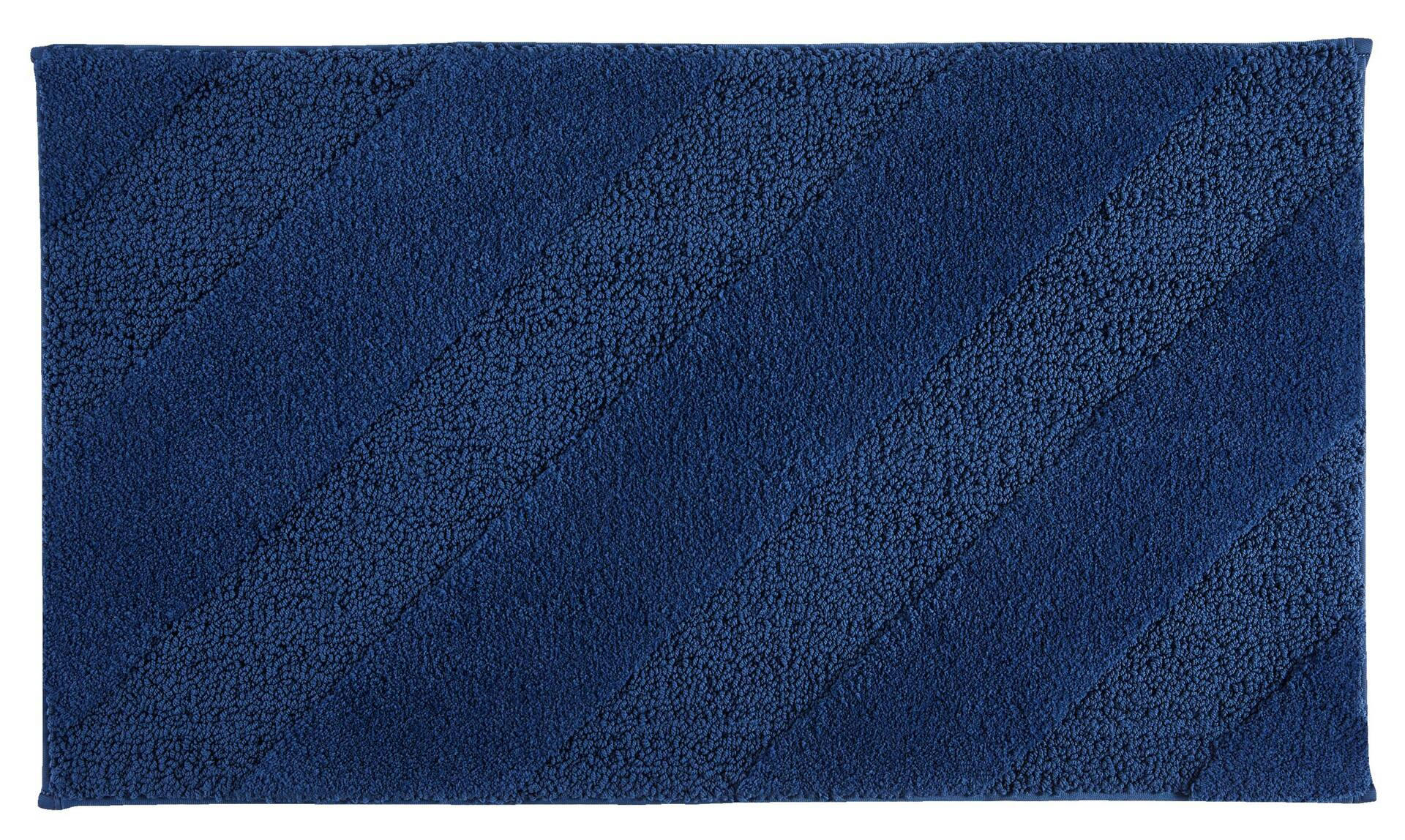 Blue Recycled Bath Mat, 20-in x 34-in