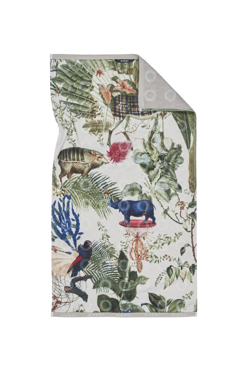 MOOOI Menagerie - Douchehanddoek - Ivoor - 55x100 / 22x40 Inch cm