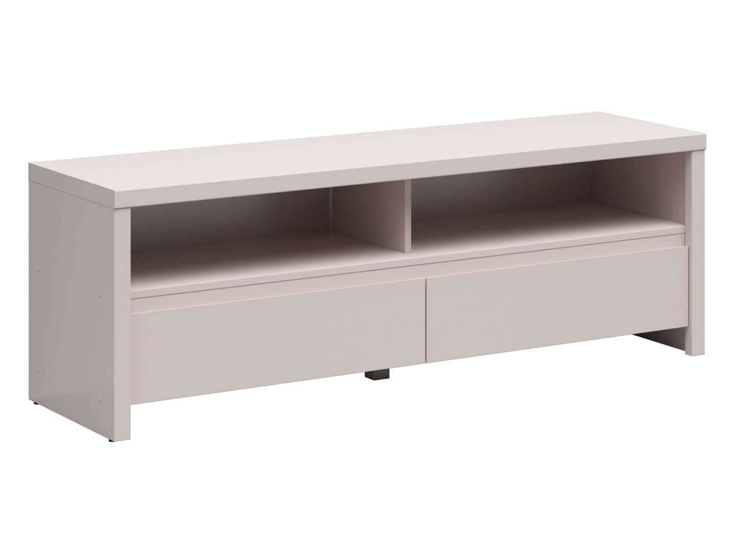 Szafka RTV Kaspian 143 cm z 2 szufladami i półką kaszmir