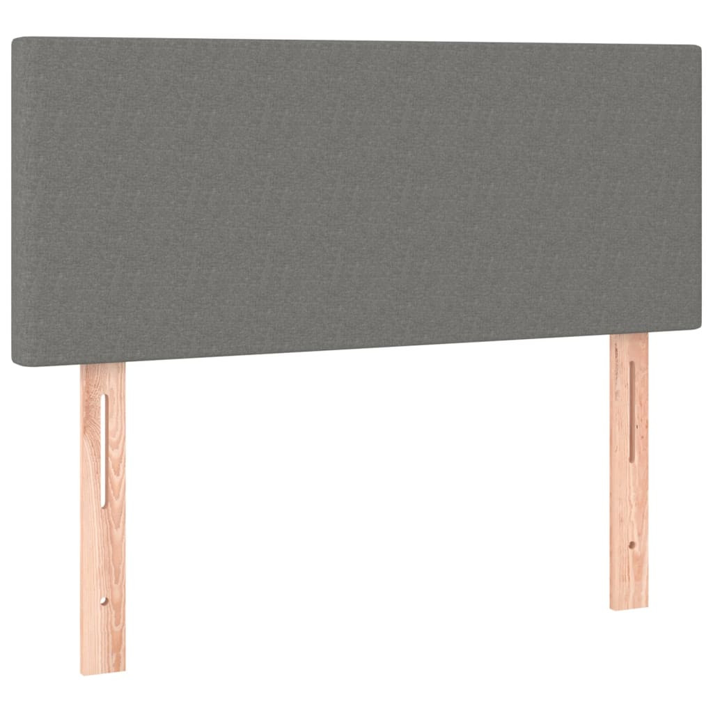 Wezgłowie Szary 100 x 5 x 78/88 cm Tkanina vidaXL