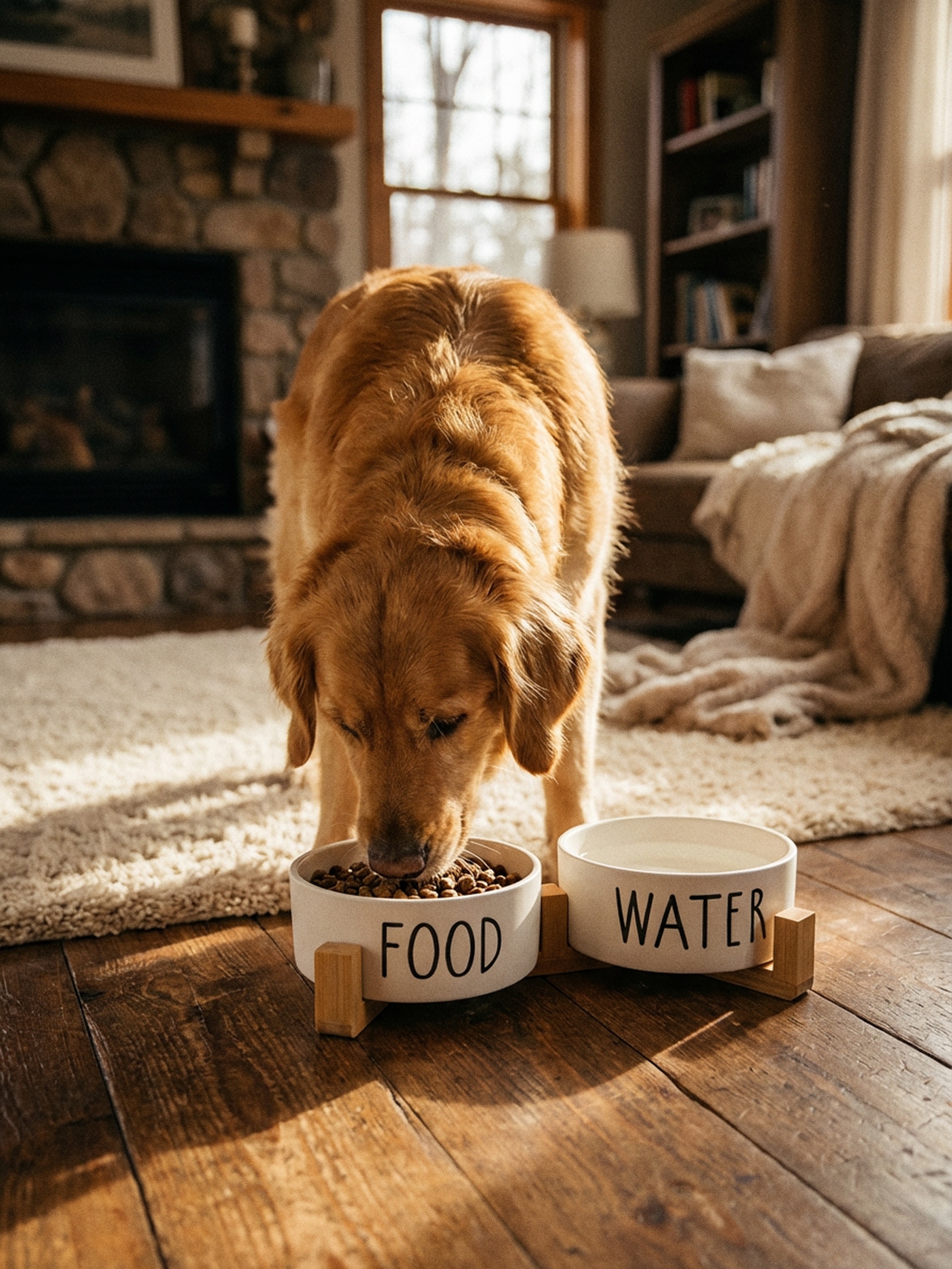 Zestaw ceramicznych misek dla zwierząt Food & Water