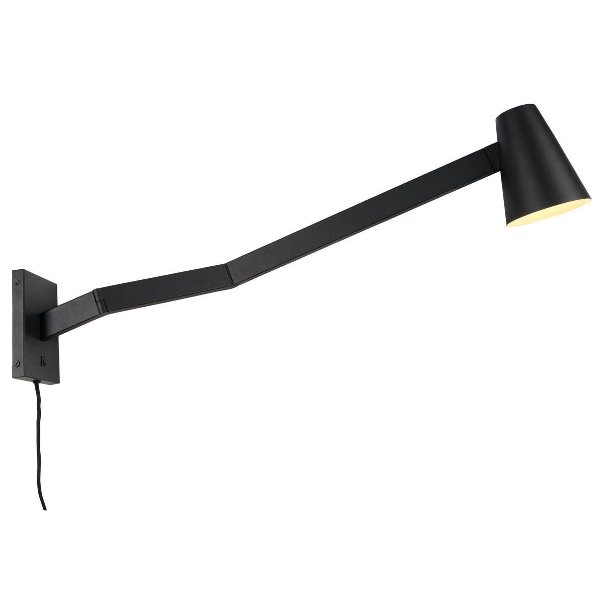 it's about RoMi wandlamp Biarritz - zwart - 89x12x25cm