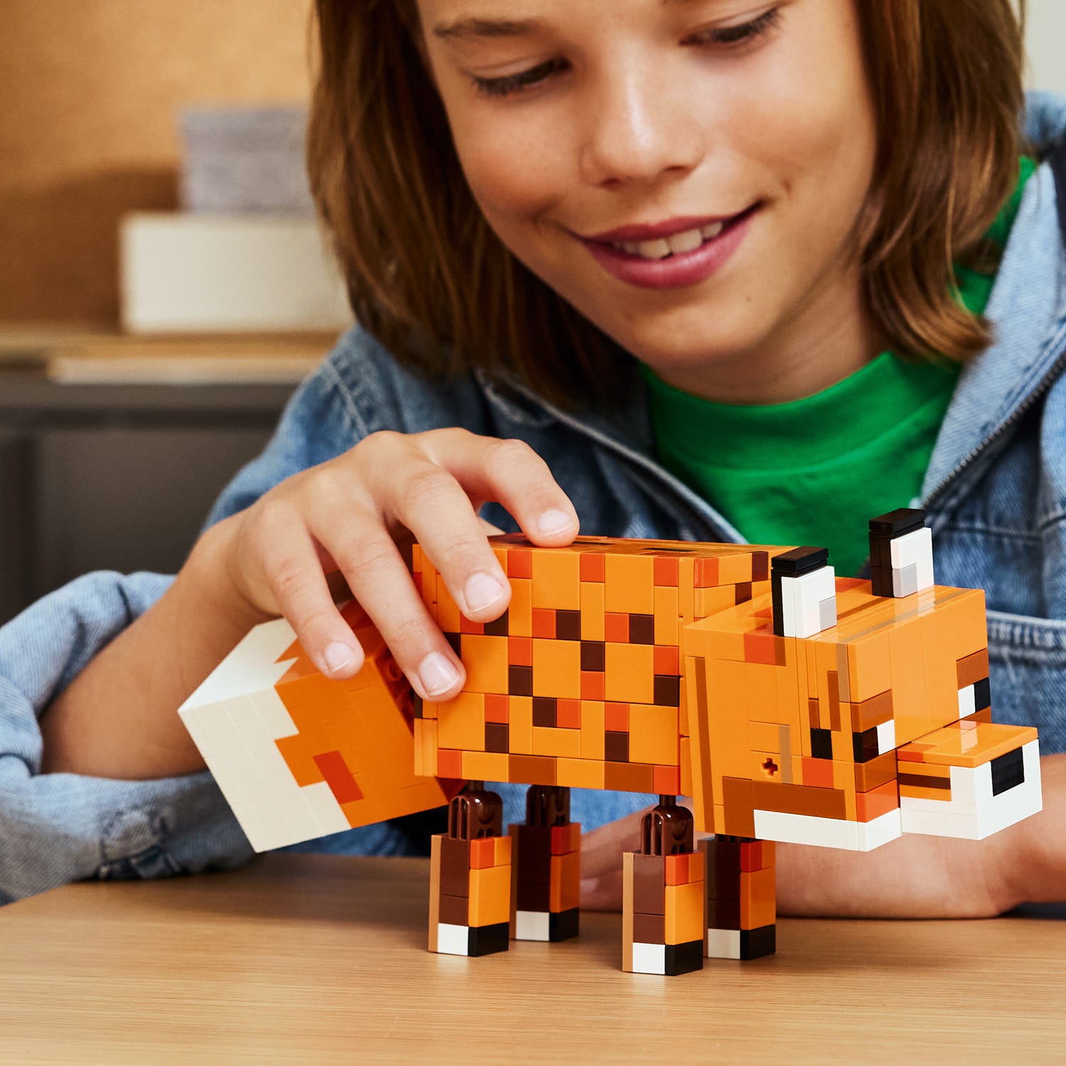 La volpe Lego Minecraft