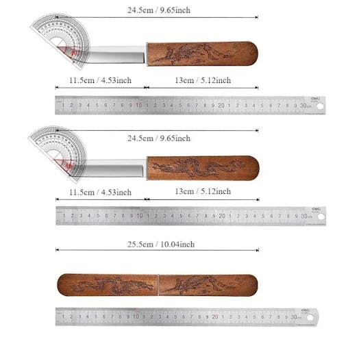 NNEOBA Dragon & Phoenix Double Knife &ndash; High-Hardness Tactical & Camping Knife Set