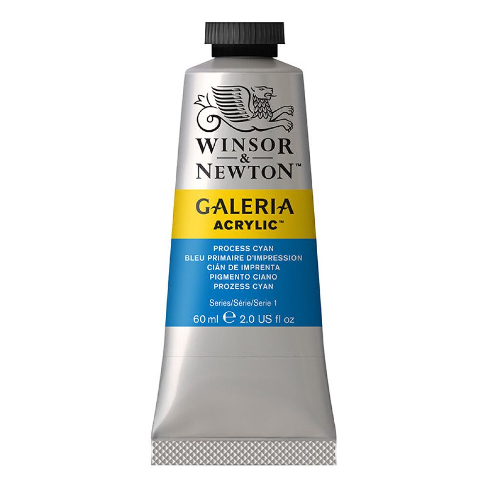 AKRYLFARGE WINSOR & NEWTON GALERIA PROCESS CYAN 535 60ML