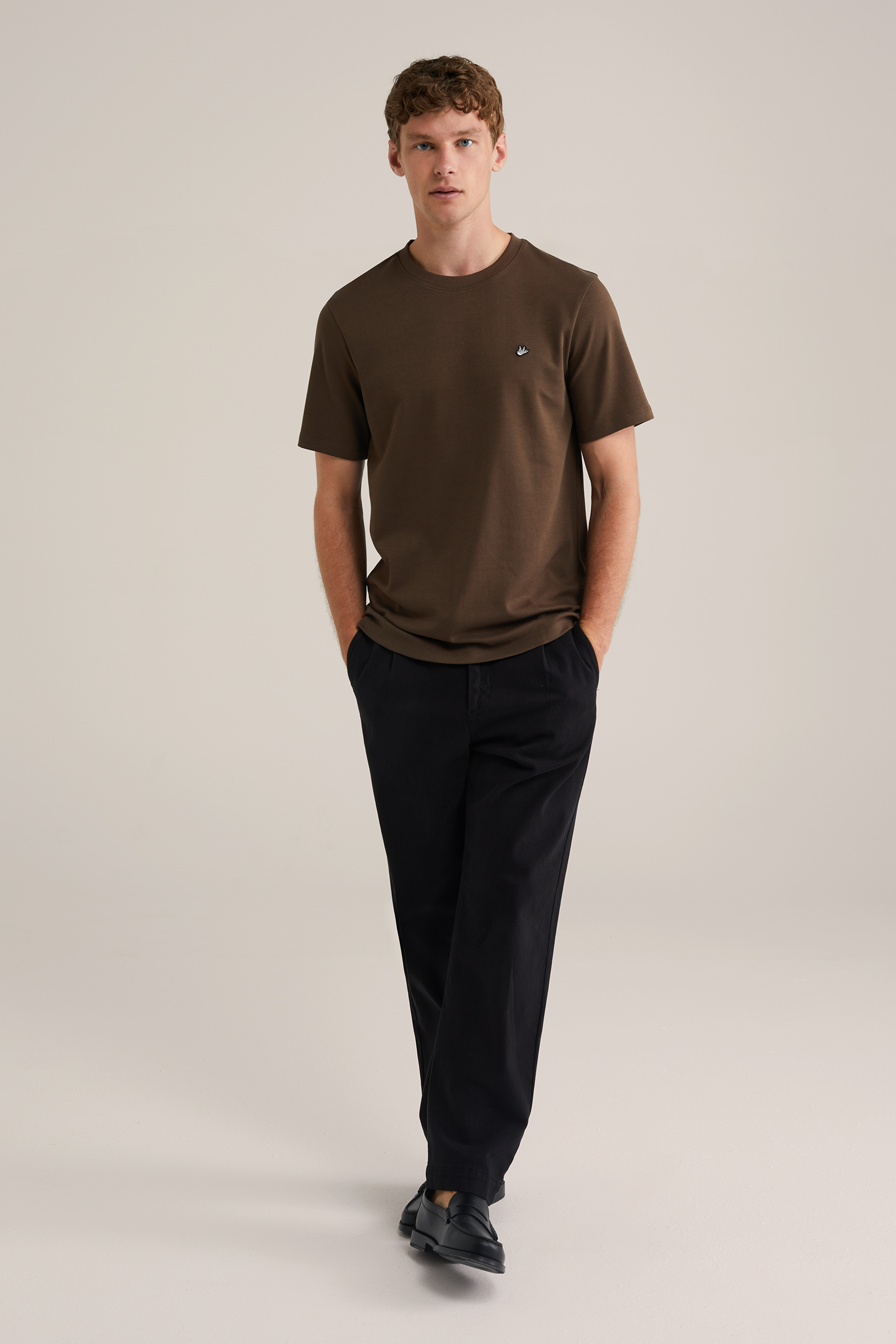 Heren Regular fit T-shirt met embroidery