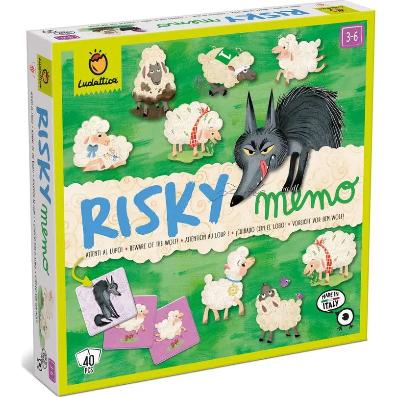 Memospiel 40er-Set Risky Memo